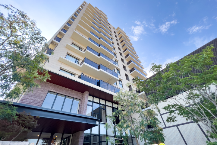 マンション新築工事の電気設備/照明設置施工後